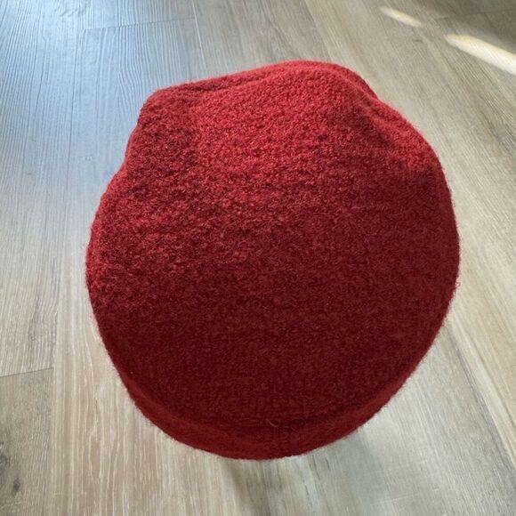 Helen Kaminski One Size Pure Wool Felt Hunter Cap Hat Maroon Red Earthy Outdoor main image 7